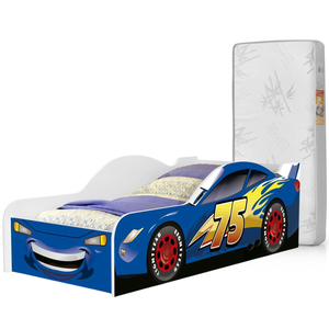 Cama Infantil Carro Mcqueen Crianças com Colchão D20