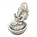 Ver imagem 2 de Fonte Água Ganesha Branca Sala Quarto Jardim Luz Bombinha