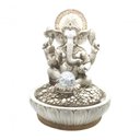 Ver imagem 1 de Fonte Água Ganesha Branca Sala Quarto Jardim Luz Bombinha