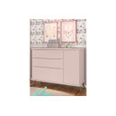 Ver imagem 2 de Cômoda Sapateira Alice 100% Mdf 3 Gavetas para Quarto de Bebê Infantil - Phoenix Baby