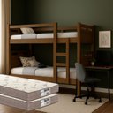 Ver imagem 1 de Beliche Infantil ou Adulto com 02 Colchões D33 Inclusos Proteção Superior Total Super Resistente