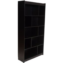Estante Meia Colméia 100% Mdf Preto - Suprema Móveis - 2
