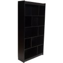Ver imagem 2 de Estante Meia Colméia 100% Mdf Preto - Suprema Móveis