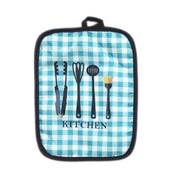 Kit Luva de Forno Termica com Descanso - Pegador Kit Luva de Cozinha e Descanso de Panela Cooks Xadr - 3