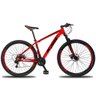 Bicicleta Aro 29 Ksw 12v Deore Freio Hidraulico Trava Guidão - Vermelho-preto - 21" - 1