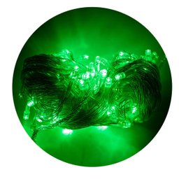 Cordão Led Pisca 10m com 100 Lâmpadas em Formato de Gota:colorido - 2