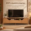 Ver imagem 7 de Rack 2 Portas 1 Gaveta 1,80m Nest em Madeira Maciça - Tauari