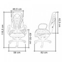 Ver imagem 3 de Cadeira Gamer Naja Braço Corsa Modelo Presidente Ecoflex