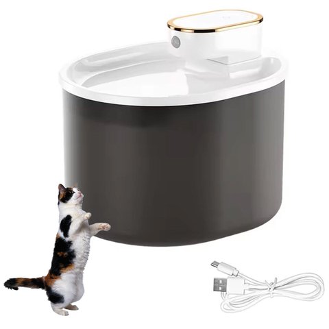 Bebedouro Fonte de Agua Cao Gato Pet Cachorro Animal de Estimaçao Sensor Presença Movimento Reservat