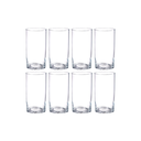 Ver imagem 1 de Jogo 8 Copos Altos de Vidro Vghome 350ml