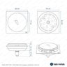 Ralo Inox Click Inteligente de Banheiro 10x10cm Bela Metais - 9