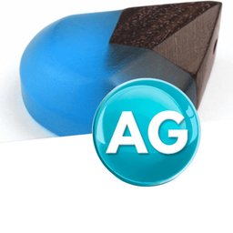 Resinas Epóxi 1kg + Corante Semi-transparente Azul Ag Alta e - 2