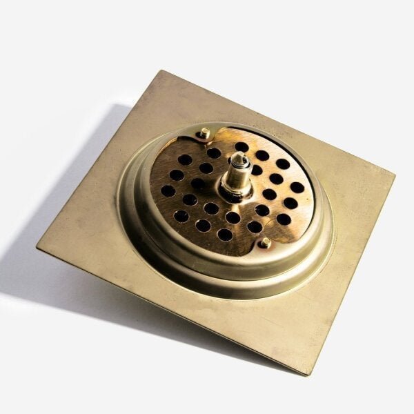Ralo de Banheiro Inox Click Inteligente 15x15cm Bela Metais - 6