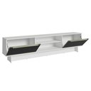 Ver imagem 6 de Rack para Tv até 80 Polegadas 218 Cm 2 Portas Branco/preto Lux Madesa