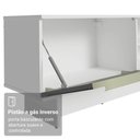 Ver mais imagens de Rack para Tv até 80 Polegadas 218 Cm 2 Portas Branco/preto Lux Madesa