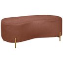 Ver imagem 1 de Puff Recamier Orgânico Maitê 1mt Quarto Loja Bouclê Terracota