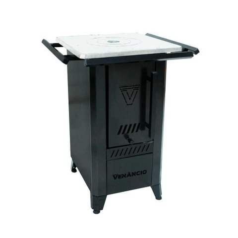 Fogão a Lenha 1991 N° 00 sem Tampa Preto F00-pr - Venâncio
