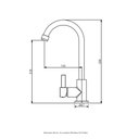 Ver imagem 2 de Torneira Misturador Lavatorio Perflex Mais Pt Fosco 10749924
