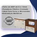 Ver imagem 3 de Balcao Cooktop 4 Bocas e Pia 120cm Savana Off White Mobbs