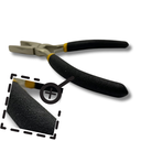 Ver imagem 3 de Alicate Mini Universal 4,5" com Mola Niquelado Aço Carbono Eletricista Cabo Borracha Termoplástica