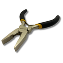 Ver imagem 5 de Alicate Mini Universal 4,5" com Mola Niquelado Aço Carbono Eletricista Cabo Borracha Termoplástica