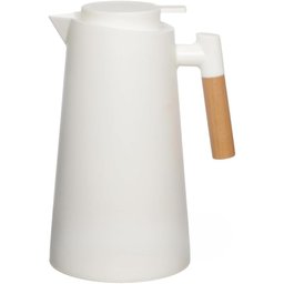 Garrafa Térmica com Gatilho Wood 1l Chá/café Branco - 4