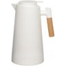 Garrafa Térmica com Gatilho Wood 1l Chá/café Branco - 4