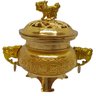 Turíbulo Sacro Defumador Divino De Mesa Metal Dourado 12cm - 1