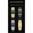 Ver imagem 3 de Relógio Masculino de Luxo Retangular Va Va Voom Va-2431 À Prova D'água Prata