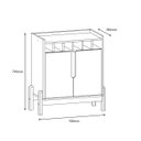Ver imagem 5 de Bar Lizz com Adega 2 Portas Cedro Casa D Móveis