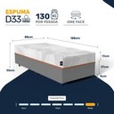 Ver imagem 4 de Cama Box com Colchão Ortopédico de Espuma D33 a Vácuo Sonno Full - Lucas Home - Solteiro