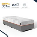 Ver imagem 3 de Cama Box com Colchão Ortopédico de Espuma D33 a Vácuo Sonno Full - Lucas Home - Solteiro