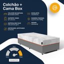 Ver imagem 5 de Cama Box com Colchão Ortopédico de Espuma D33 a Vácuo Sonno Full - Lucas Home - Solteiro