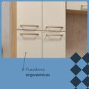 Ver imagem 6 de Cozinha (sem Balcão) 6 Portas 2 Portas de Vidro Nala Plus - Ssx Multicoisas