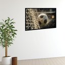 Ver imagem 2 de Quadro Decorativo Bola Futebol Rede - 50x70cm:moldura Preta
