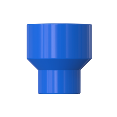 5 Unidades Luva de Redução para Irrigação Dn 50mmx32mm Pvc Azul Durín
