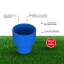 Ver imagem 2 de 5 Unidades Luva de Redução para Irrigação Dn 50mmx32mm Pvc Azul Durín
