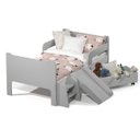Ver imagem 6 de Mini Cama Infantil Montessoriana Sonho Kid's + Colchão:cinza