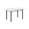 Conjunto de Mesa Tubular 140cm X 75cm Tampo em Vidro com 6 Cadeiras Iris B - 3