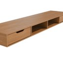 Ver imagem 5 de Nicho Modulado Flexível com 2 Gavetas 205cm Linha Liga Modulado Marrom Canela