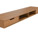 Ver imagem 5 de Nicho Modulado Flexível com 2 Gavetas 205cm Linha Liga Marrom Canela