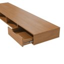 Ver imagem 6 de Nicho Modulado Flexível com 2 Gavetas 205cm Linha Liga Marrom Canela