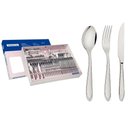 Ver imagem 6 de Faqueiro 100 Peças Laguna Aço Inox Tramontina Facas Churrasco Brilho Detalhes no Cabo