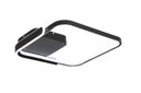 Ver imagem 1 de Plafon Moderno Quadrado Preto 50cm Led 25w 3000k Bivolt 14593-pl