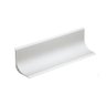 Canto Interno Branco Sobrepor em Pvc Tec309 7,6cmx4,8cm - 2,70m - Tecnoperfil - 1