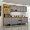 Ver imagem 1 de Cozinha Completa Nala com Cristaleira 5 Peças 12 Portas Mobilihouse