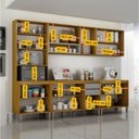 Ver imagem 4 de Cozinha Completa Nala com Cristaleira 5 Peças 12 Portas Mobilihouse