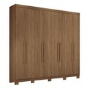 Ver imagem 1 de Guarda Roupa Casal Master New 8.4 8 Portas Jatobá com Pés - Santos Andirá