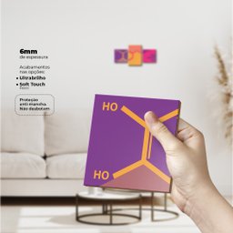 Dopamina - Quadros Modulares ou Placas Modulares Decorativas com 3 Peças - 3