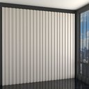 Ver imagem 4 de Painel para Tv 100% Mdf Ripado Decoração Off White - Panorama Móveis